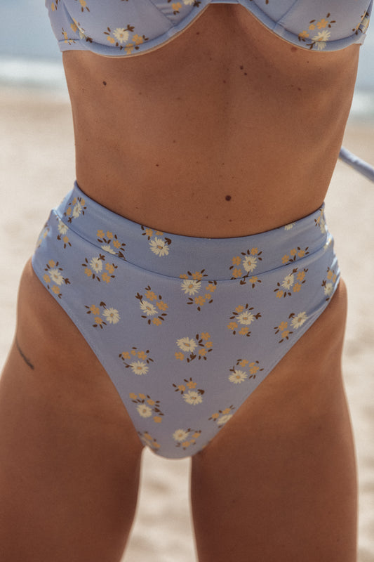 Leni High Waisted Pant - Sky