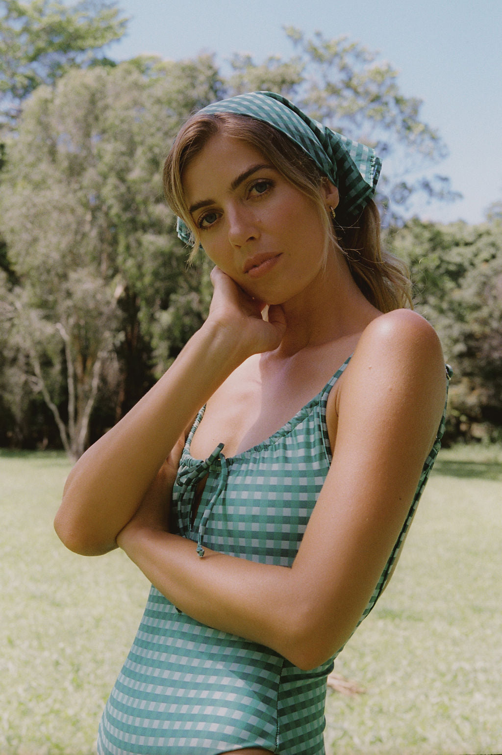 Dulcie Gathered One Piece - Emerald